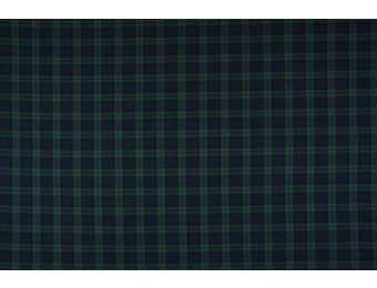 Scottish checks stretch Small Navy Black Green