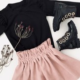 Rib Stof 16 W Corduroy Poeder Roze