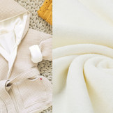 Stretch Terry Cloth Creme