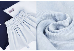 Rib Fabric 16 W Corduroy Baby Blue