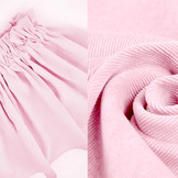 Rib Fabric 16 W Corduroy Light Pink