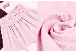 Rib Fabric 16 W Corduroy Light Pink