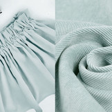 Rib Fabric 16 W Corduroy Light Blue