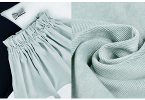 Rib Fabric 16 W Corduroy Light Blue