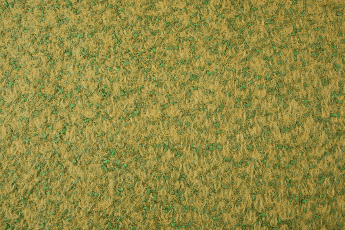 Knitted Woolen fabric Lana Ocher Green