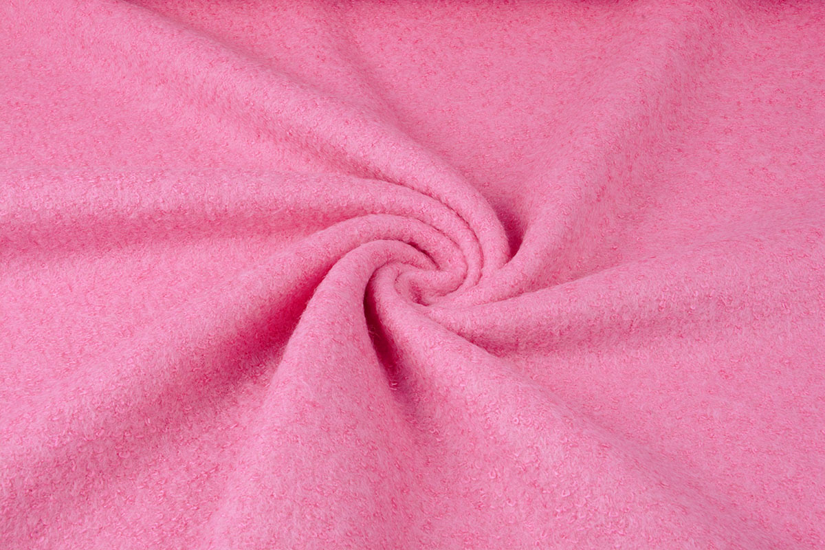 Knitted Woolen fabric Lanoso Pink