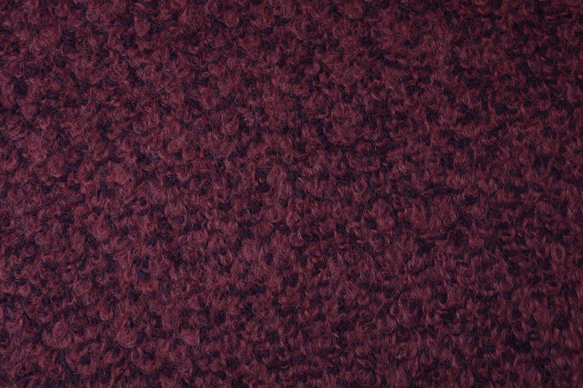 Gestrickter Wollstoff Lana Oud Rosa Dunkellila