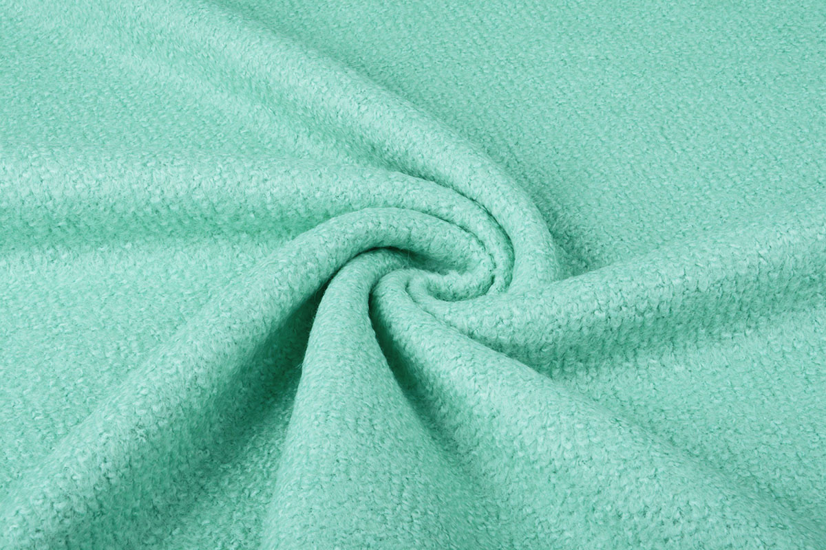 Knitted Woolen fabric Lana Mint - YES Fabrics