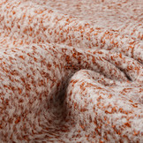 Gestrickter Wollstoff Lanoso Dunkel Brique