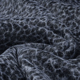 Knitted Woolen fabric Net Black