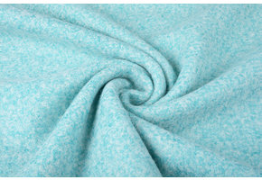 Gestrickter Wollstoff Lanoso Aqua