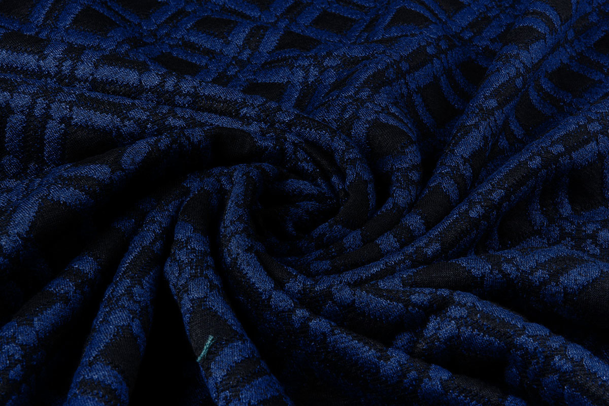Jacquard Gebreid Diade Marine