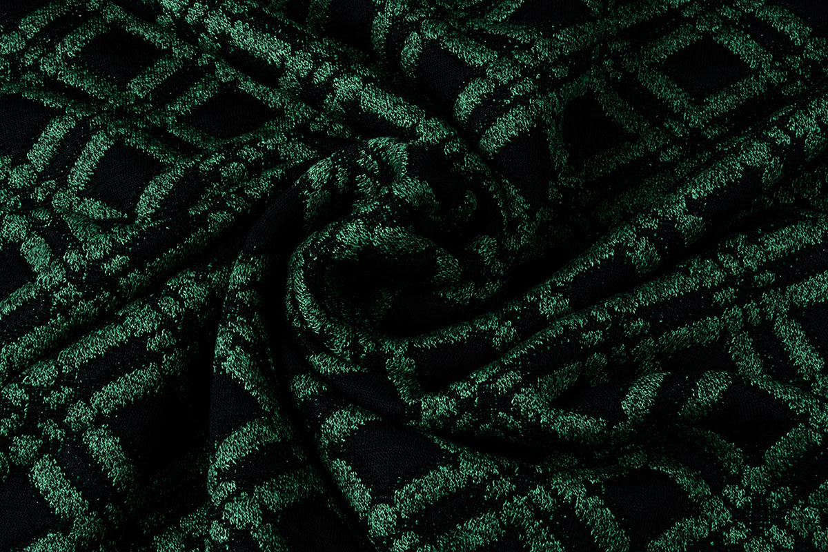 Jacquard Gestrickt Diade Grün
