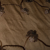 Baumwolle Corduroy Rib Blume Farbband Mokka Braun