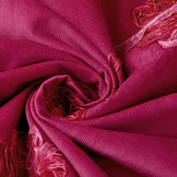 Katoen Corduroy Rib Bloem Lint Cyclaam