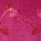 Katoen Corduroy Rib Bloem Lint Cyclaam