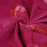 Katoen Corduroy Rib Bloem Lint Cyclaam