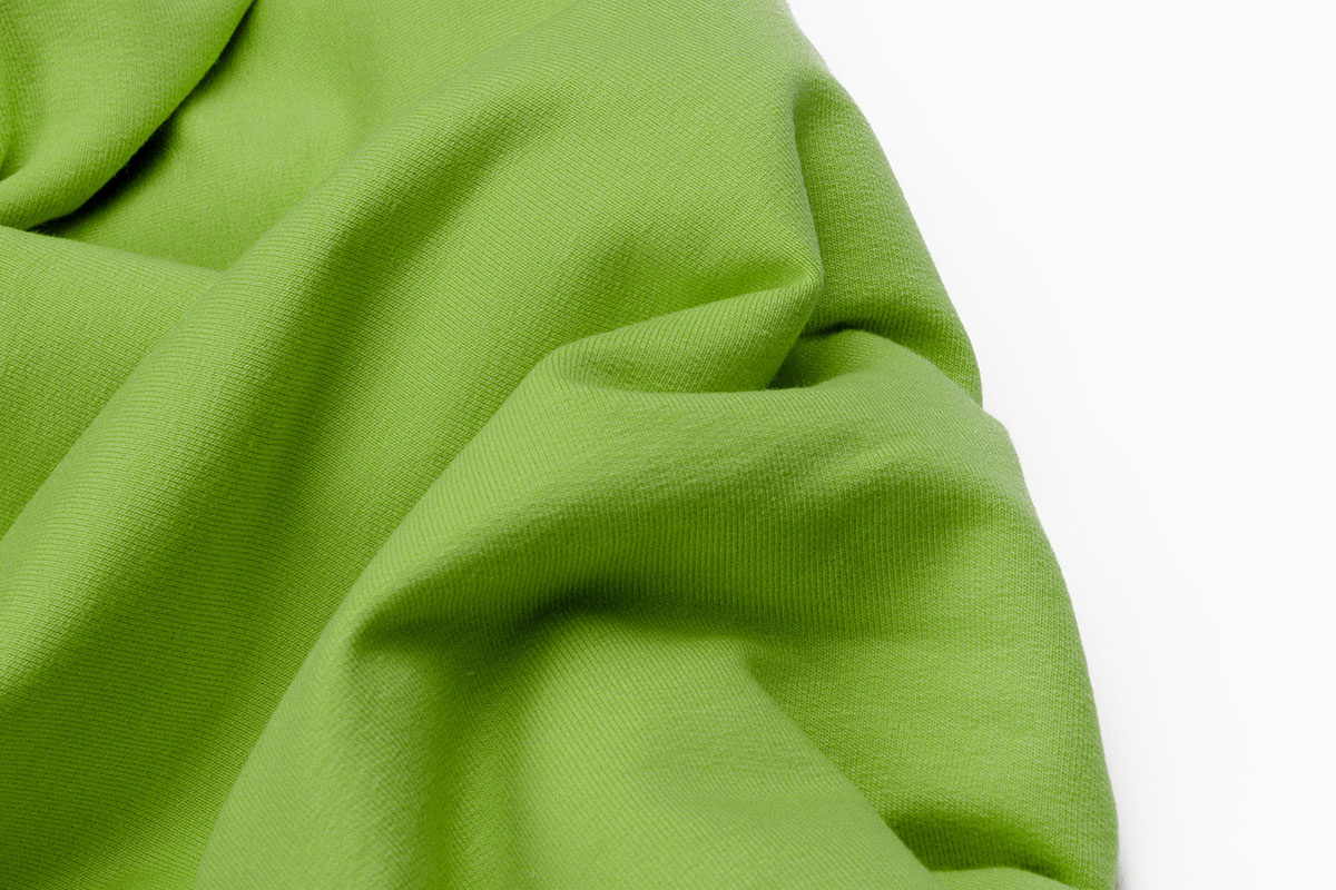 French Terry Lime Groen