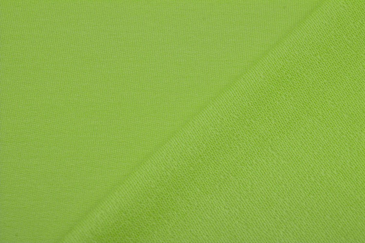 French Terry Lime Groen