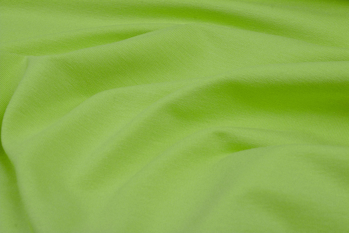 French Terry Lime Groen