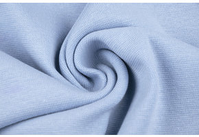 Bündchenstoff Hellblau
