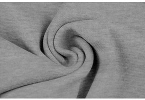 Cuff fabric Light Grey Melange