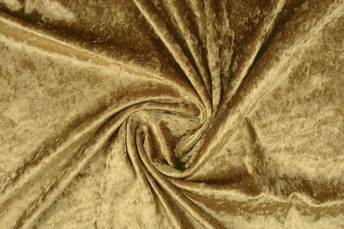 Velours de Panne Donker Goud
