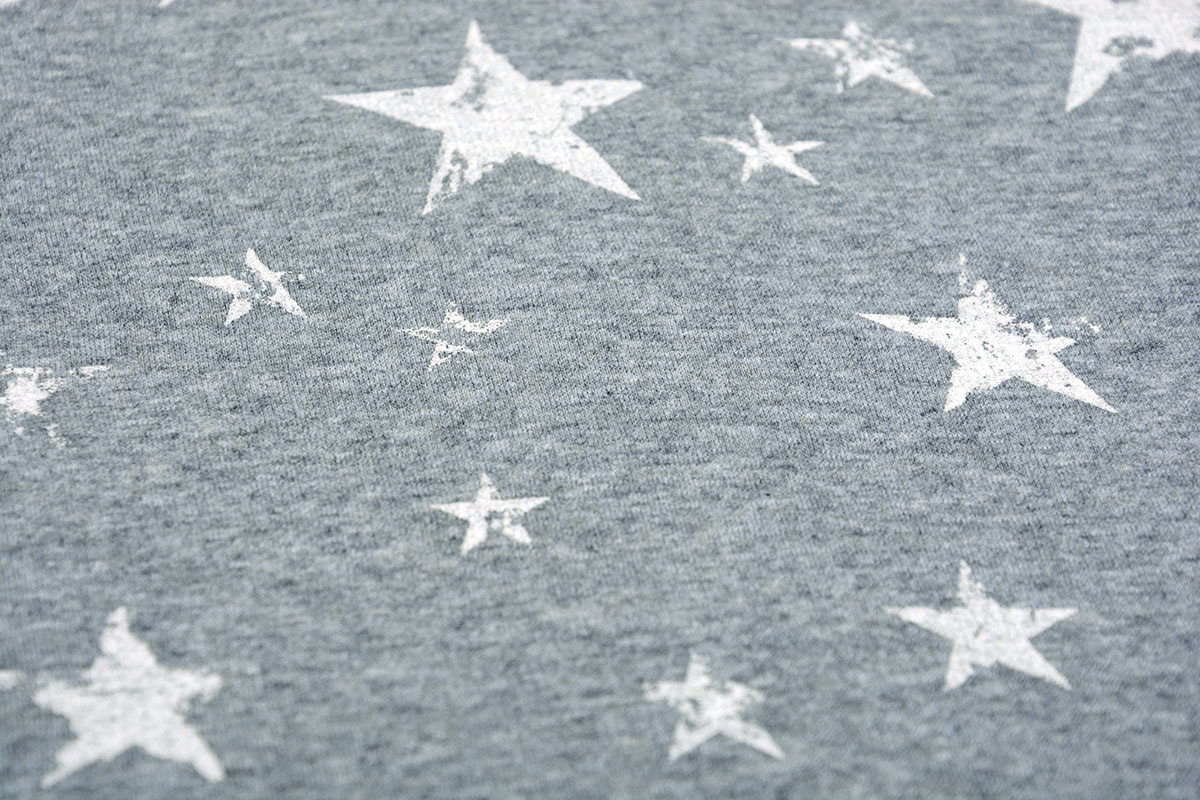 Jogging Alpenfleece Small and big star Dark Grey Beige