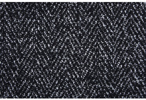 Wool look Fish bone Black and white