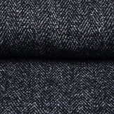 Wolllook Fischgräte Schwarz Weiß