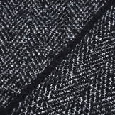 Wolllook Fischgräte Schwarz Weiß