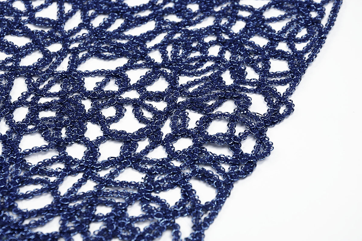 Spitze Exklusiva Marineblau