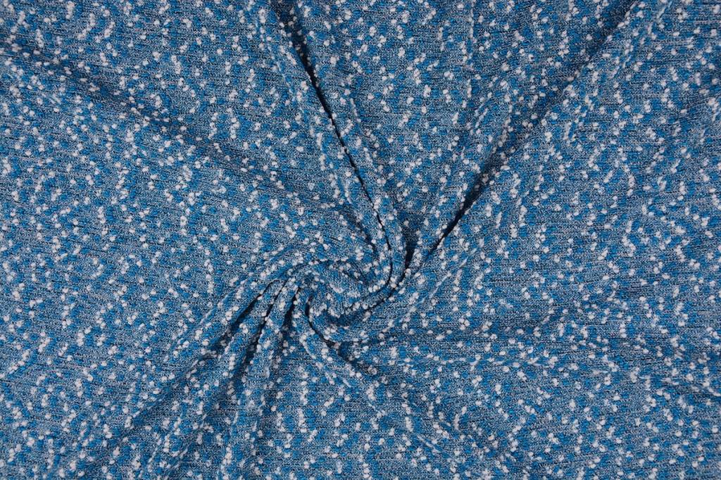 Bouclé gebreid Aqua
