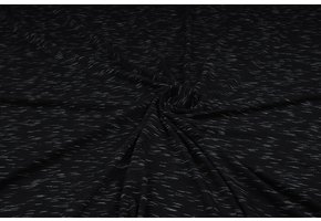 Viscose Slub Melange Black