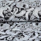 Jacquard gebreid Oriental Zwart Wit