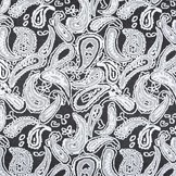 Jacquard knitted Oriental Black White