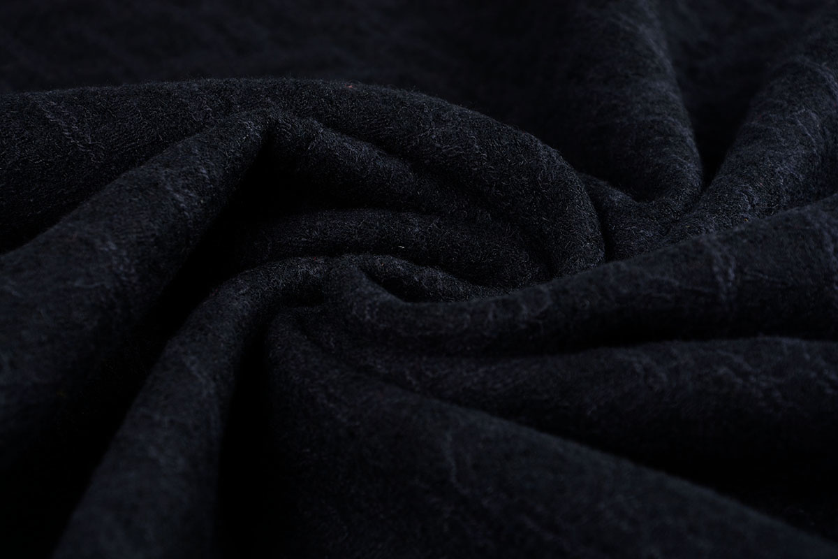 Lined Wool Lace Blocco Black