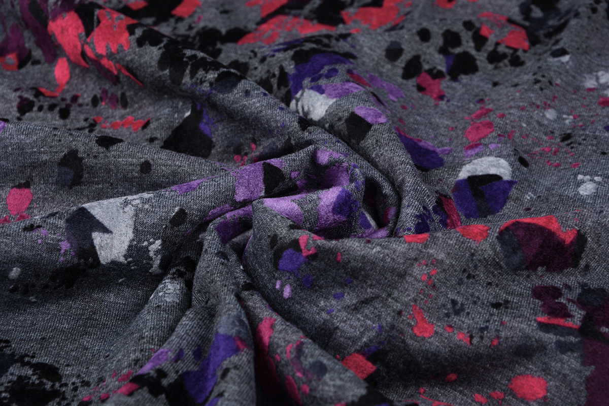 Tricot Flock Paint Dots