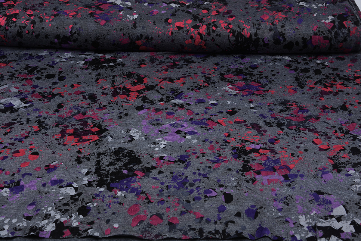 Tricot Flock Paint Dots