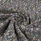 Bouclé Stoff Mexicano Weiß