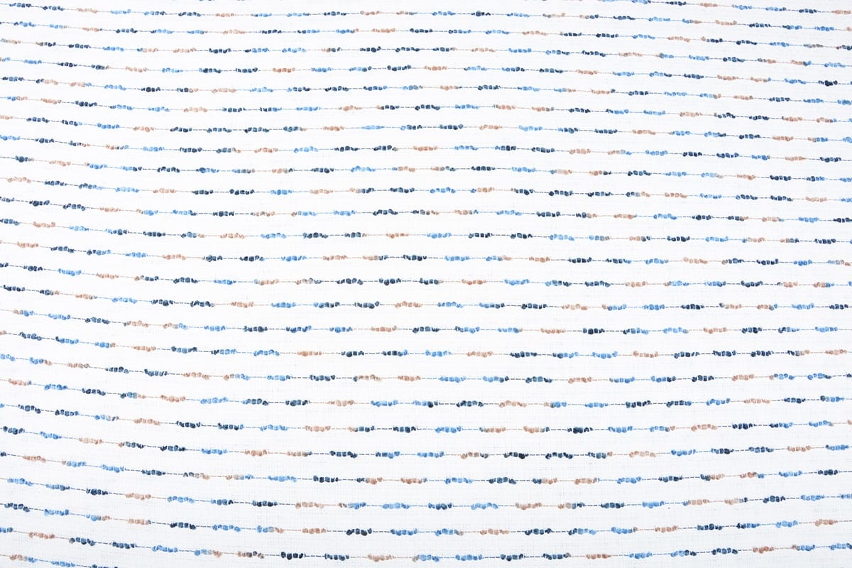 Sommer Bouclé Veranos Multi Marine Weiß