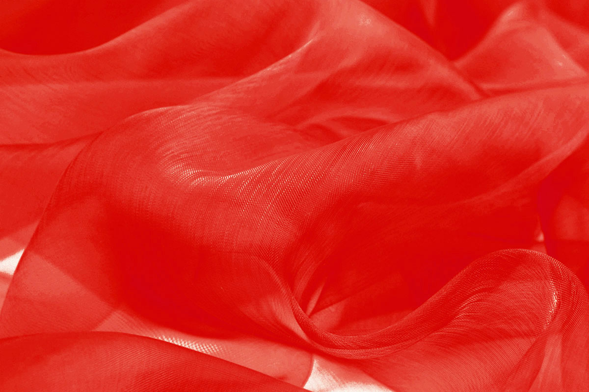 Organza Red - YES Fabrics