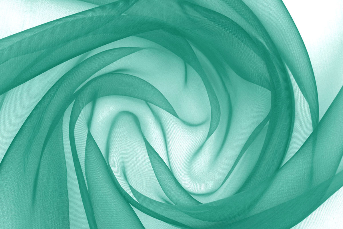 Organza Seegrün