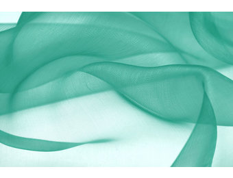 Organza Meergrün