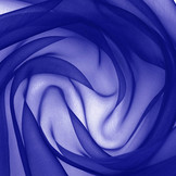 Organza Kobaltblauw