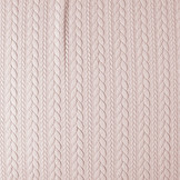 Gebreide kabel stof tricot Poeder Roze