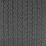 Melange Knitted Cable fabric tricot Grey