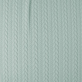 Knitted Cable fabric tricot Light Mint Blue
