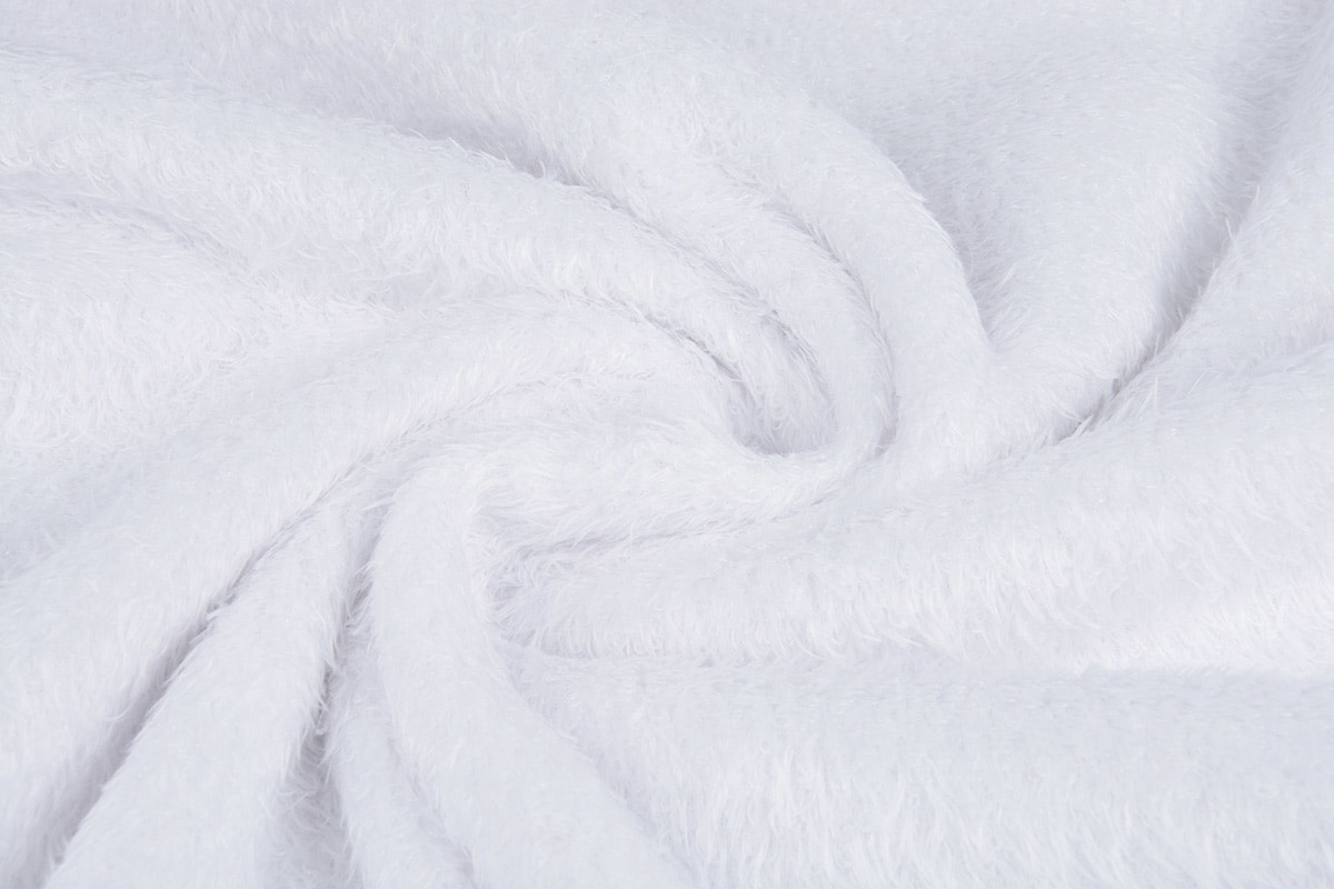 Wellness-Fleece Weiß