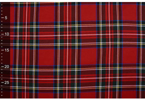 Scottish Checks Big Stretch Red
